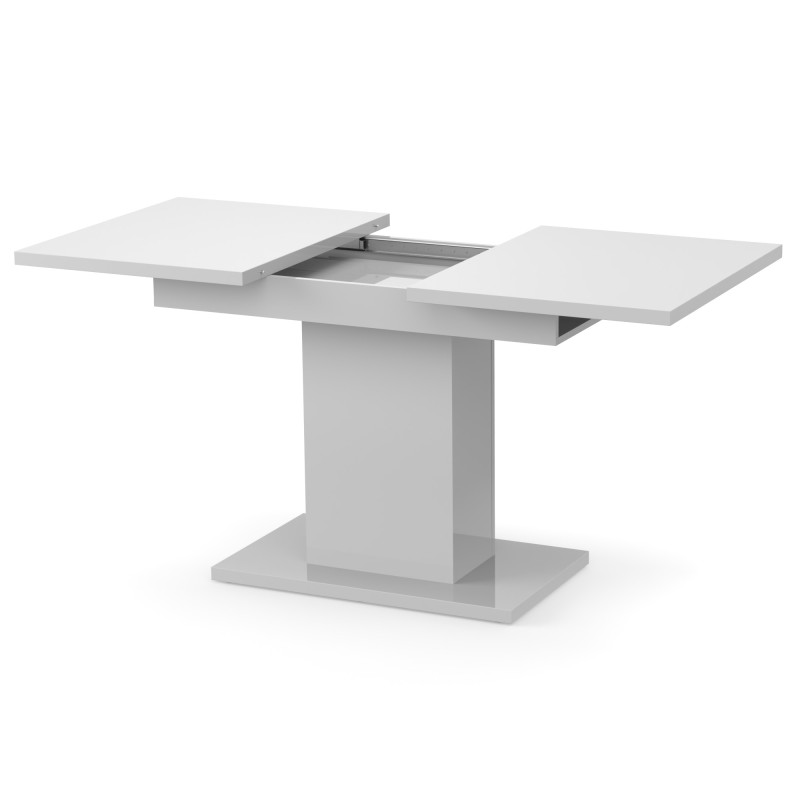 Обідній розсувний стіл ТВІСТ МДФ Білий глянець (648151)