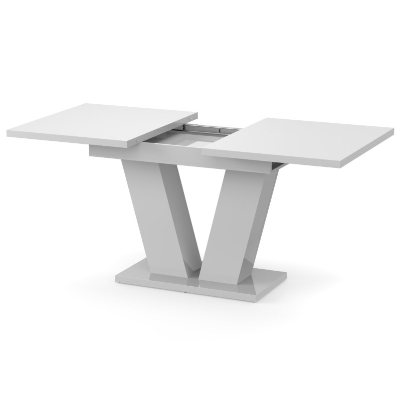 Обідній розсувний стіл РОЙ МДФ Білий глянець (616450)