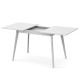 Розкладний стіл БОН 1180х680 Білий/Білий (332942)