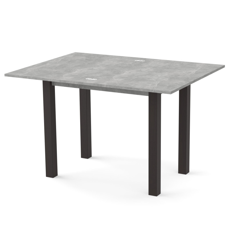Стол обеденный раскладной ЮК Бетон/Венге (8829525)