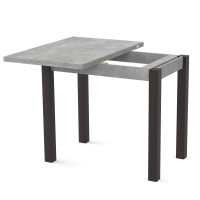 Стол обеденный раскладной ЮК Бетон/Венге (8829525)