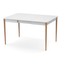 Розсувний стіл МОНО квадрат Білий/Лак (472001)
