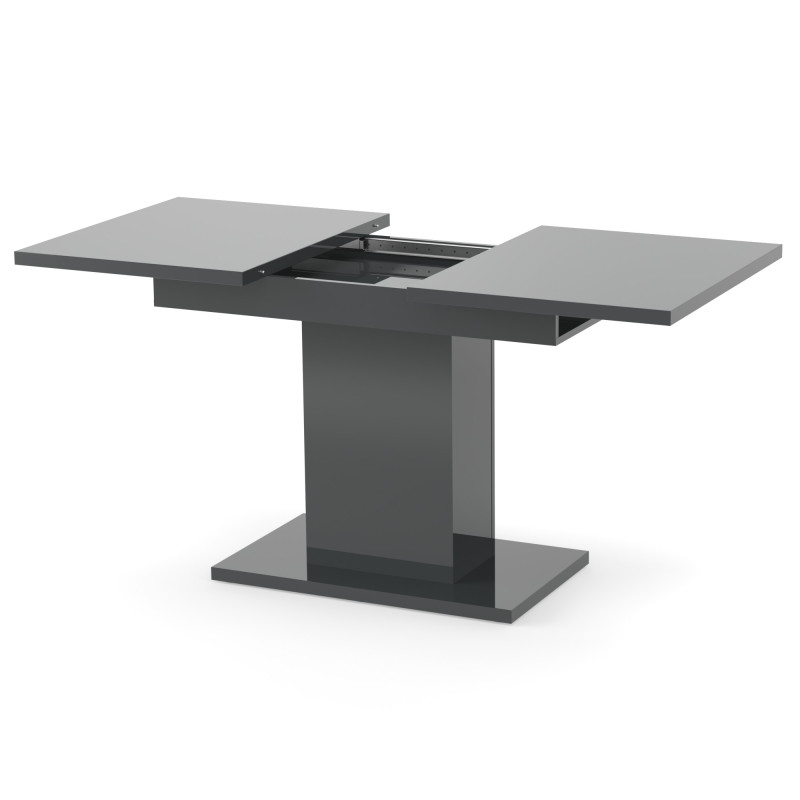 Обідній розсувний стіл ТВІСТ МДФ Сірий глянець (648153)