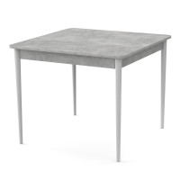 Стіл МОНО 880х880 Бетон/Білий (559034)