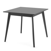 Стіл обідній для кухні ТУРІН 780 Чорний глянець (303433)