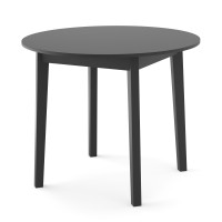 Обеденный круглый стол РОНДО МДФ Черный (324392)