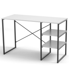 Стіл листовий ВАРН Білий/Чорний (136570)