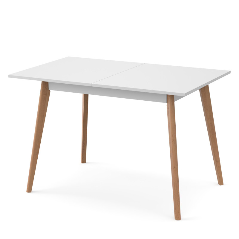 Розкладний стіл БОН 1180х680 Білий/Лак (332947)