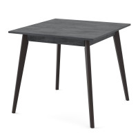 Стіл обідній БОН 780х780 Вугільний камінь 18мм/Венге (558854)