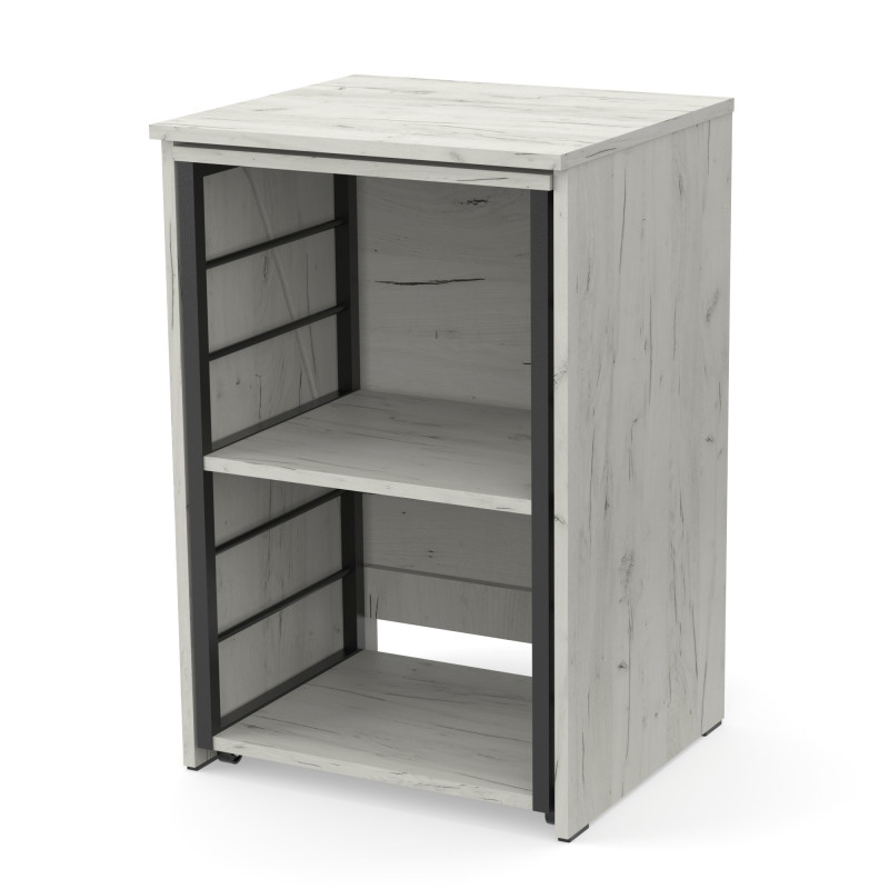 Розсувний стіл тумба ДОЛІН Дуб крафт білий (638202)