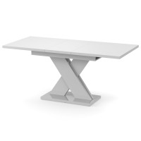 Обідній розсувний стіл ЛАМАР МДФ Білий глянець (190770)