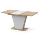 Стіл розсувний КЛАЙД Дуб кремону торро/білий (239271)