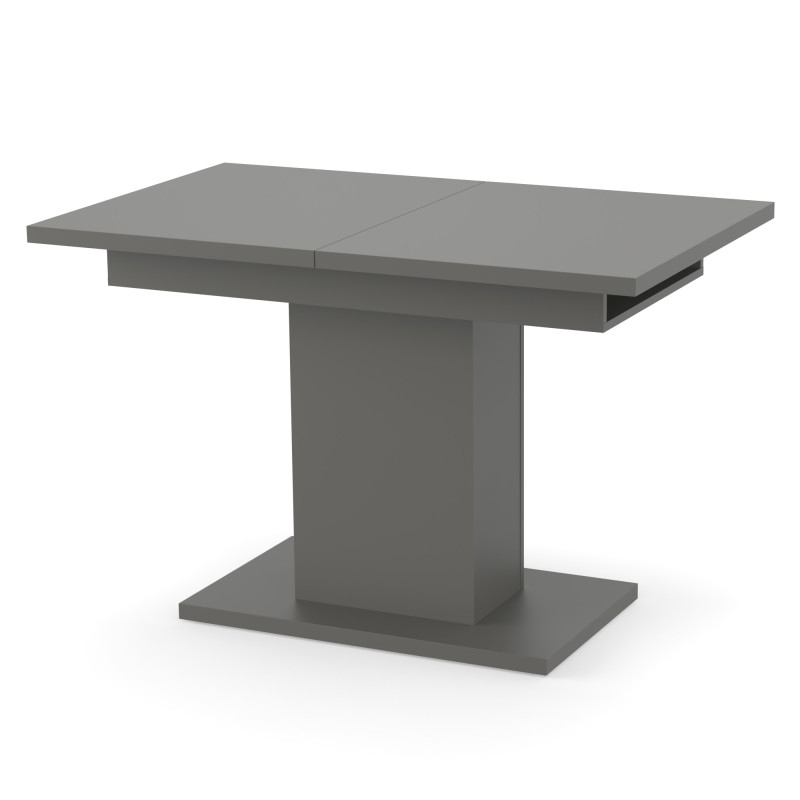 Обідній розсувний стіл ТВІСТ МДФ Сірий матовий (648152)