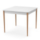 Розсувний стіл МОНО квадрат Білий/Лак (472001)