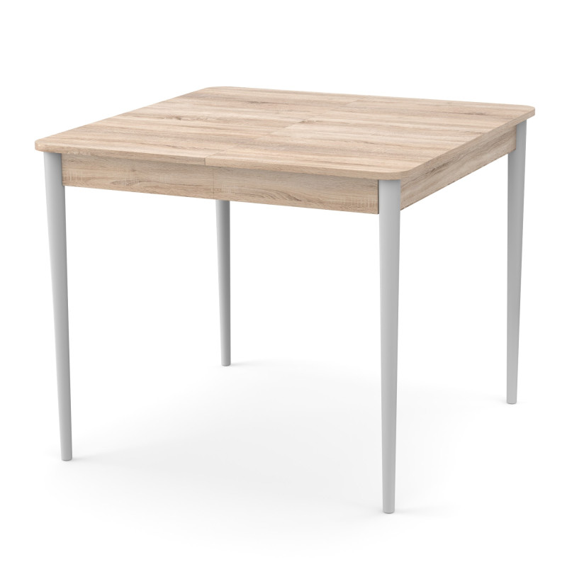Розсувний стіл МОНО квадрат Дуб сонома/Білий (472008)