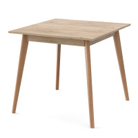 Стол обеденный БОН 780х780 Дуб кремона торро/Лак (558072)