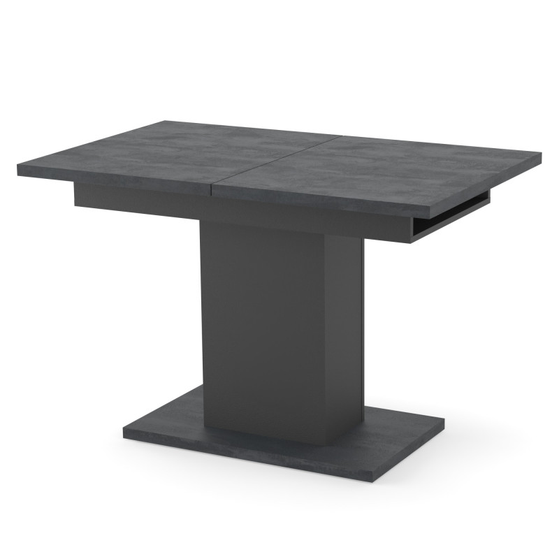 Стол раздвижной ГРЕЙС Угольный камень/Антрацит (254034)