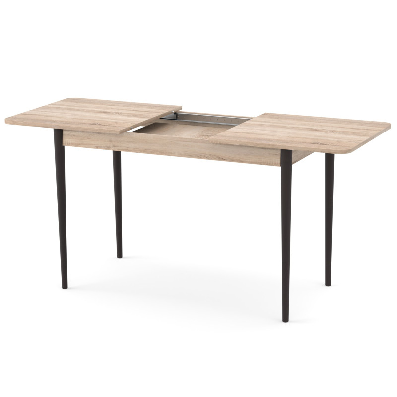 Розсувний стіл МОНО прямокутний Дуб сонома/Венге (474060)