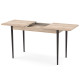 Розсувний стіл МОНО прямокутний Дуб сонома/Венге (474060)