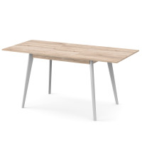 Розкладний стіл БОН 1180х680 Дуб сонома/Білий (332943)