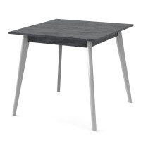 Стіл обідній БОН 780х780 Вугільний камінь 18мм/Сірий (558864)