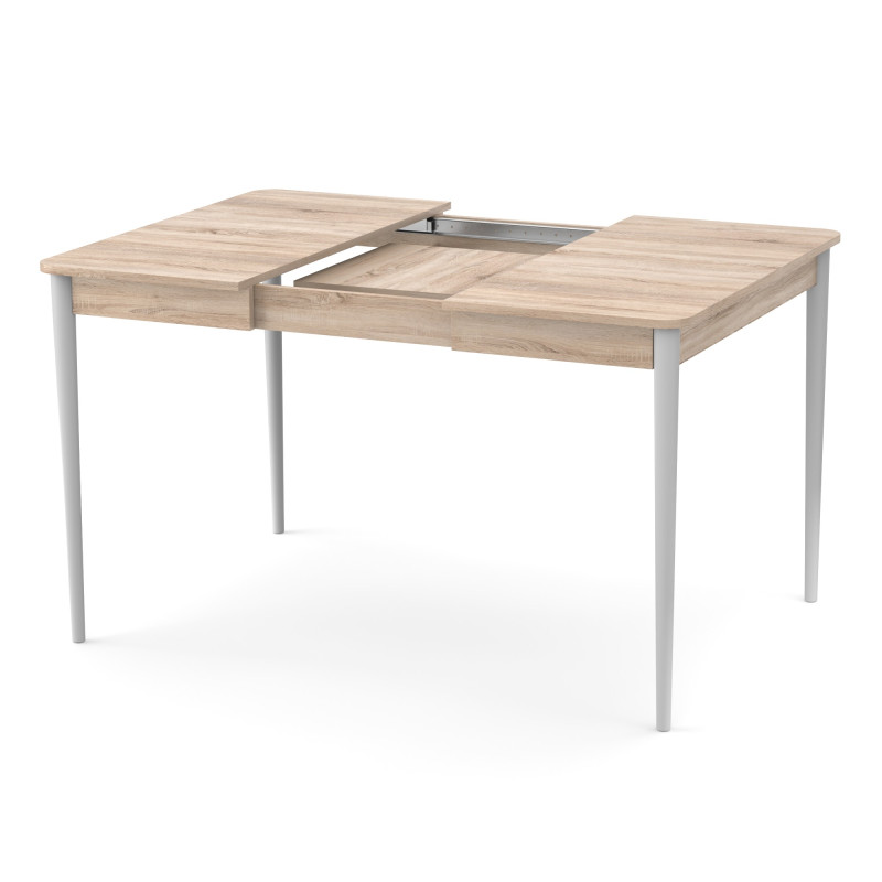 Розсувний стіл МОНО квадрат Дуб сонома/Білий (472008)