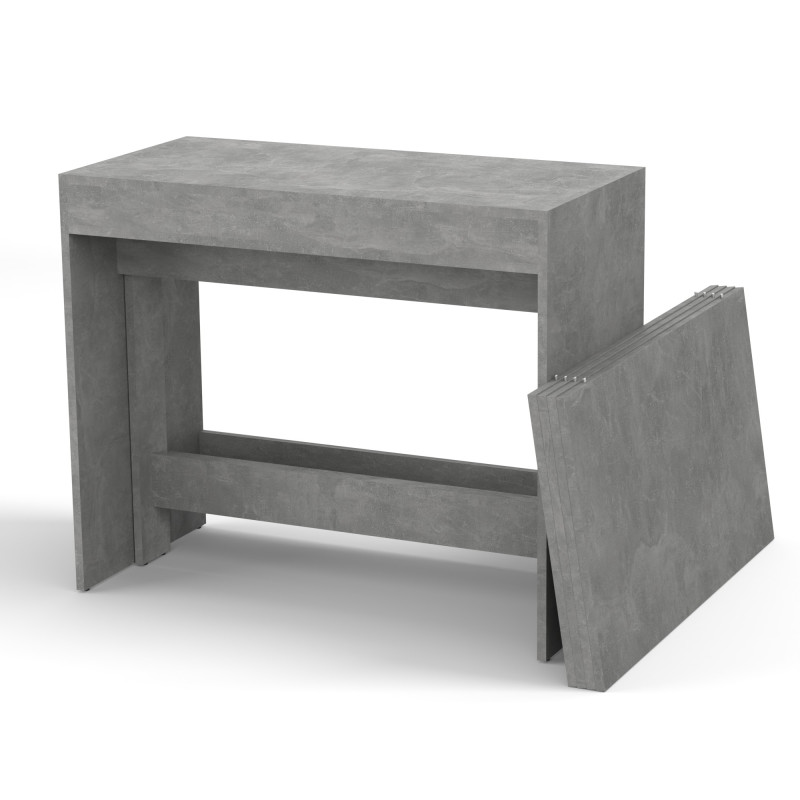 Обідній розсувний стіл для кухні ПІТОН Лайт Бетон (853048)