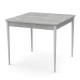 Розсувний стіл МОНО квадрат Бетон/Білий (472006)