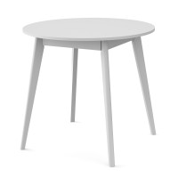 Круглий стіл для кухні БОН 775х746 МДФ Білий (372926)