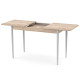 Розсувний стіл МОНО прямокутний Дуб сонома/Білий (474063)