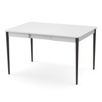 Розсувний стіл МОНО квадрат Білий/Венге (472004)