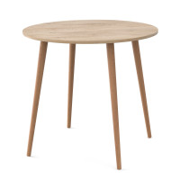 Круглий стіл СЕТ-4 Дуб кремону торро/Лак (558972)