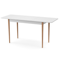 Раздвижной стол МОНО прямоугольный Белый/Лак (474056)