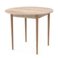 Круглый стол ДЕРИЛ Дуб сонома/Лак (558991)