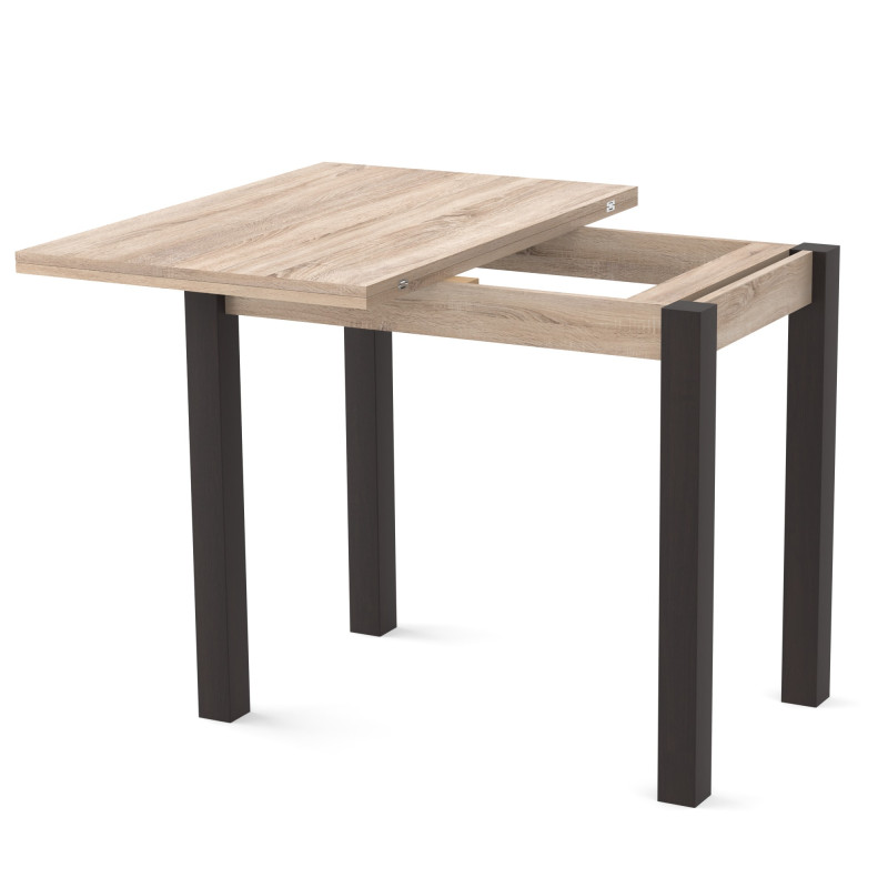 Стол обеденный раскладной ЮК Дуб сонома/Венге (8829528)