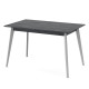 Стіл обідній БОН 1180х680 Вугільний камінь 18 мм/Сірий (558906)