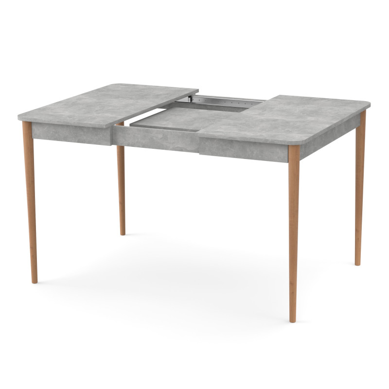 Розсувний стіл МОНО квадрат Бетон/Лак (472000)