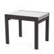 Стіл обідній розсувний КОРС Білий/Венге (2824826)
