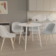 Круглый стол СЕТ-4 Белый/Белый (558955)