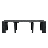 Обідній розсувний стіл ПІТОН Люкс Вугільний камінь (919704)