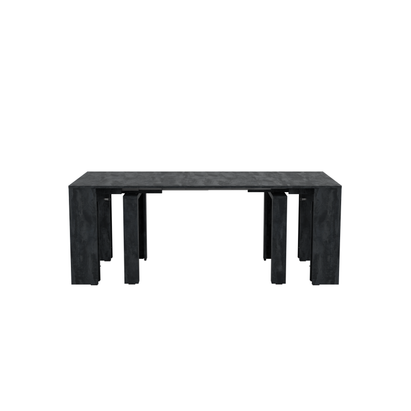 Обідній розсувний стіл ПІТОН Люкс Вугільний камінь (919704)