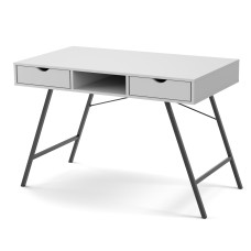 Письмовий стіл ЛОТОС Білий/Чорний (723992)