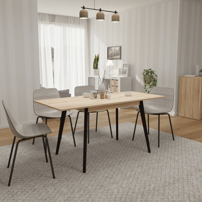 Розкладний стіл БОН 1180х680 Дуб сонома/Венге (332938)