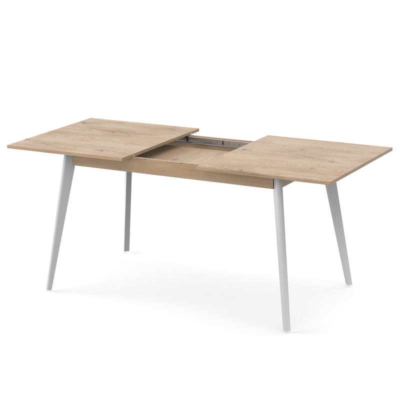 Розкладний стіл БОН 1360х780 Дуб кремону торро/білий (250711)