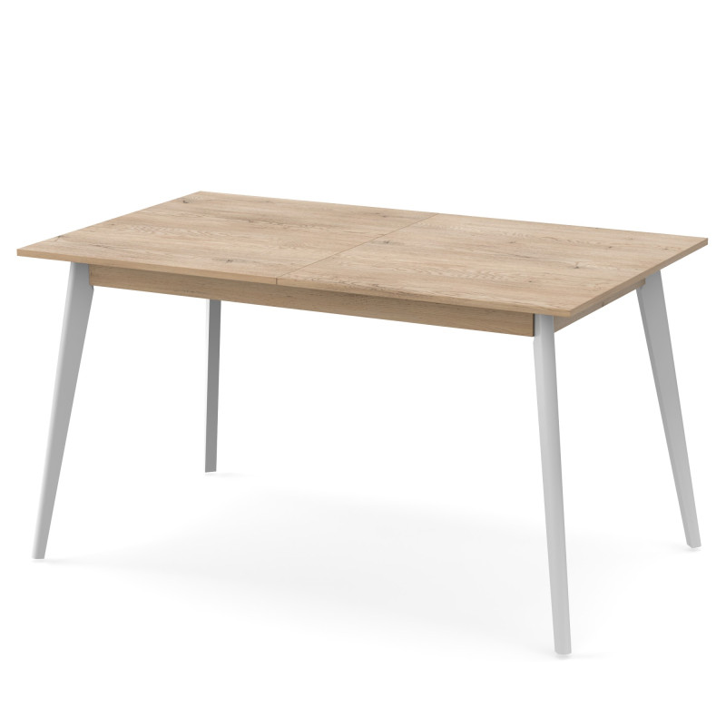 Розкладний стіл БОН 1360х780 Дуб кремону торро/білий (250711)