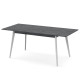 Розкладний стіл БОН 1360х780 Вугільний камінь/Білий (250712)