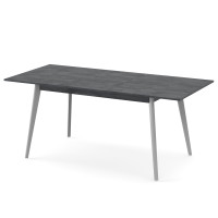 Раскладной стол БОН 1360х780 Угольный камень/Серый (250727)