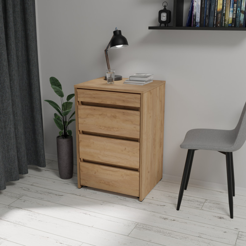 Розсувний стіл-тумба БАРІ Дуб крафт золотий (371865)