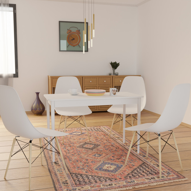 Стіл МОНО 1180х580 Білий/Білий (559055)