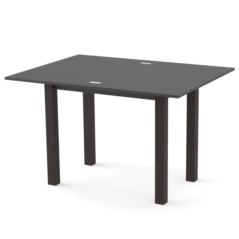 Стол обеденный раскладной ЮК Антрацит/Венге (8821009)